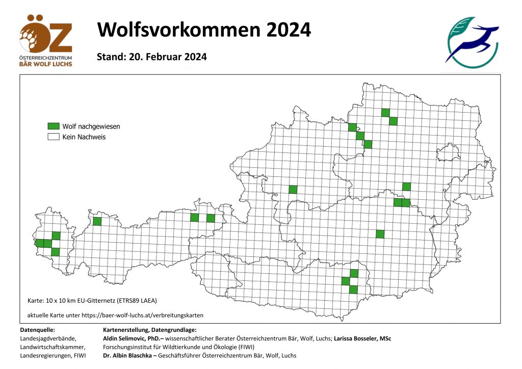 OeZ_Wolfsvorkommen_2024_02_20_korrigiert-1024x724 Wolf - Verbreitung Österreich